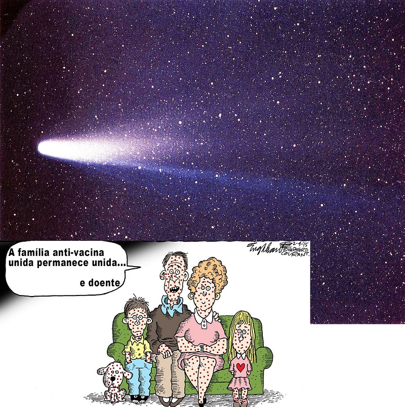 O cometa e a vacina