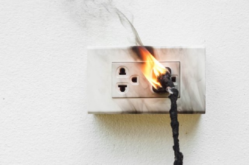 Os perigos do fogo em produtos eletrotécnicos