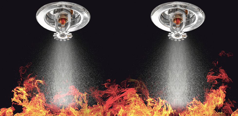 A conformidade da proteção contra incêndio por chuveiros automáticos