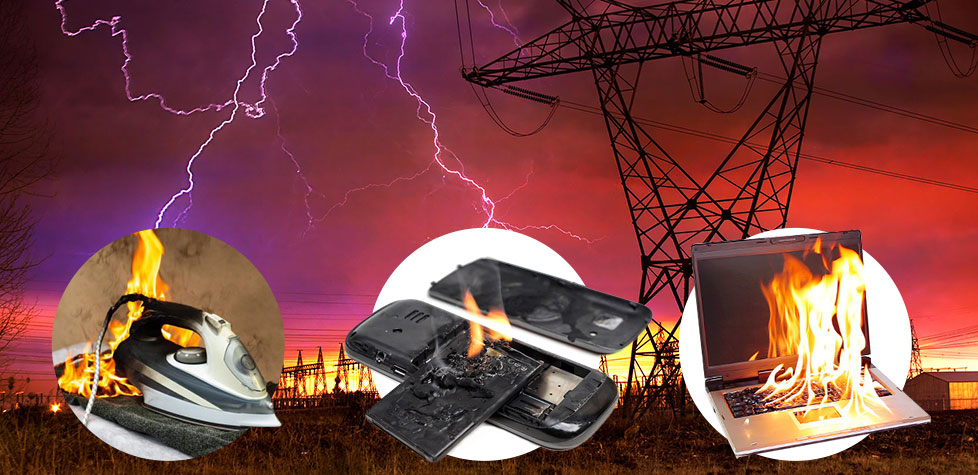 Os riscos das sobretensões para os seres vivos e de danos em eletroeletrônicos
