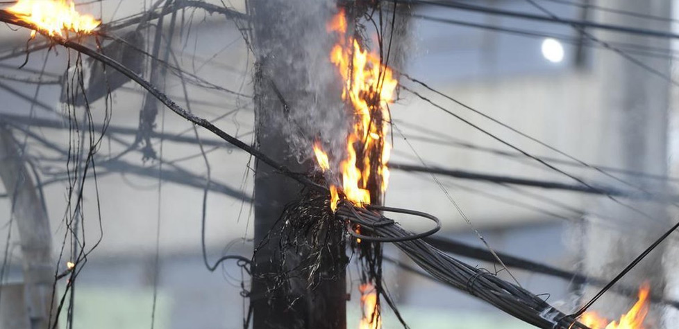 O desempenho de resistência ao fogo dos cabos de potência até 0,6/1 kV