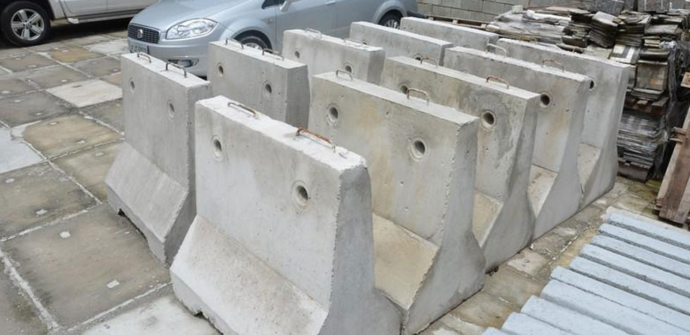 A conformidade das barreiras de concreto para a segurança no tráfego