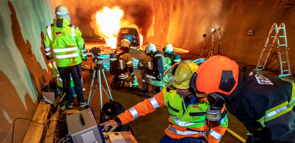 A detecção e o controle de faíscas em gases e névoas inflamáveis