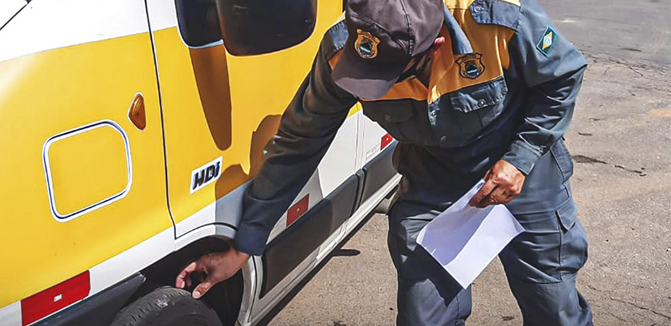 A inspeção de segurança em veículos destinados ao transporte escolar