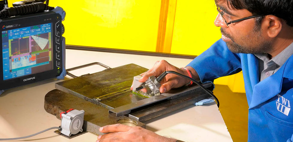 A calibração de instrumentos de ensaio por ultrassom tipo A-Scan