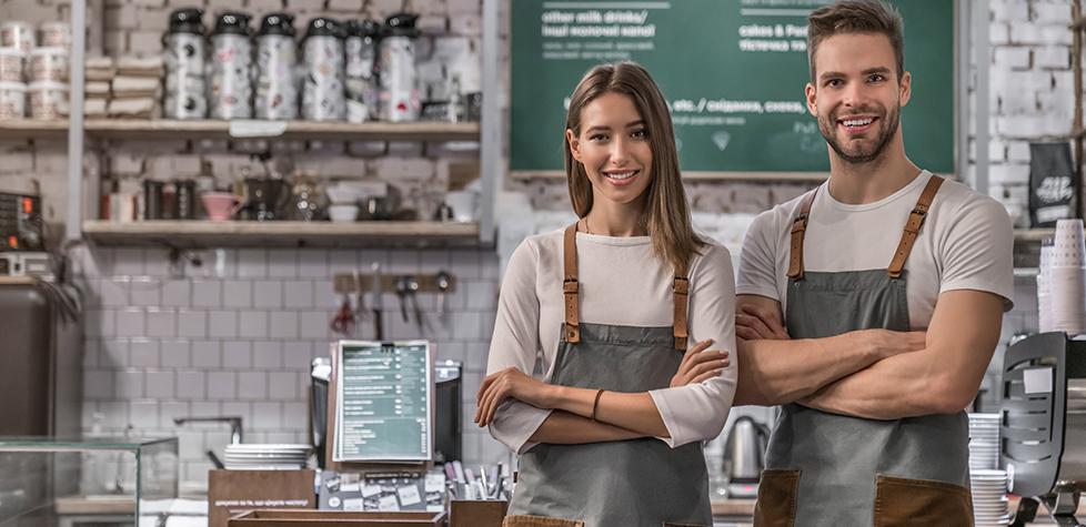 O uso do uniforme corporativo cria uma aparência profissional dos colaboradores