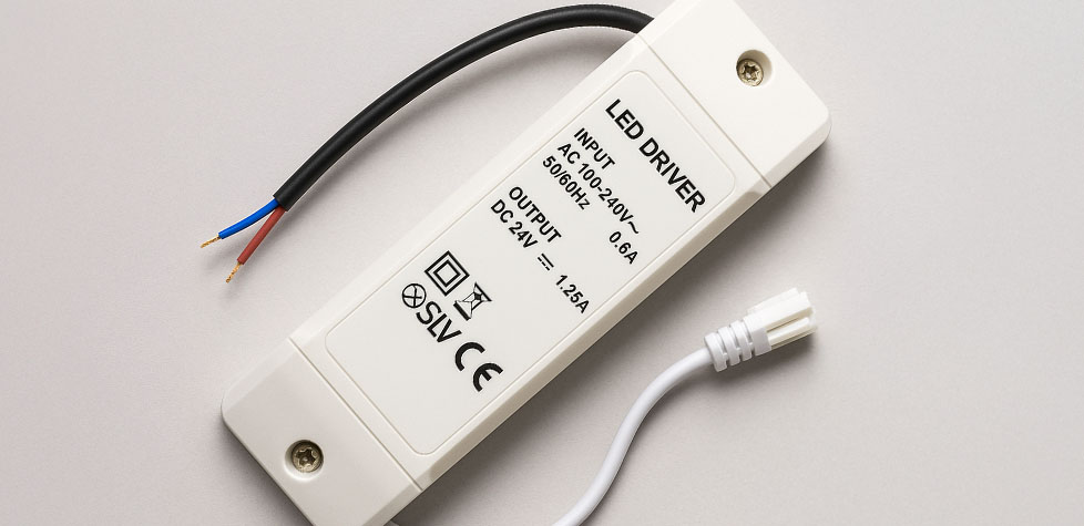 O dispositivo de controle eletrônico cc ou ca para módulos de LED