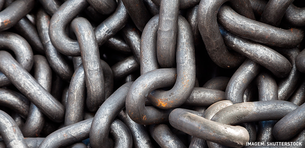 As características normativas dos elos desmontáveis usados em amarras oceânicas