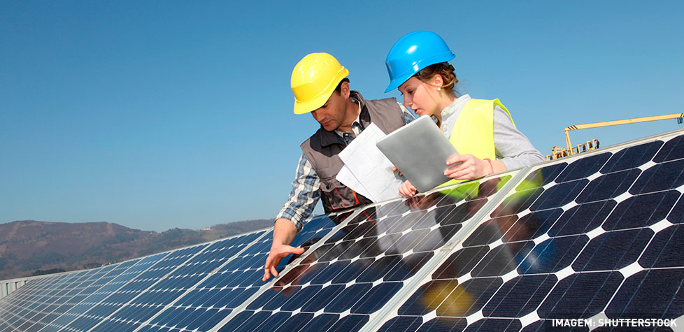 A montagem correta do sistema solar otimiza o ganho de eficiência