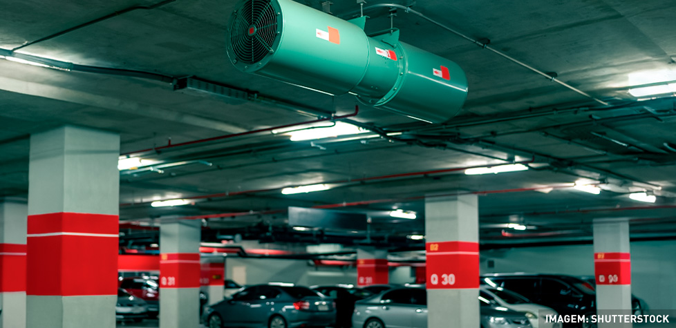 O ensaio de desempenho dos jato-ventiladores ou jet fans