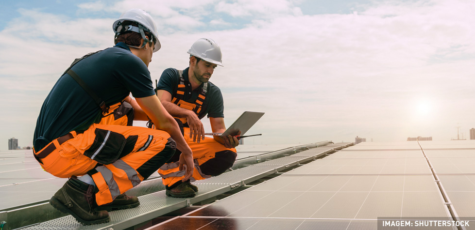 O ensaio de desempenho para os sistemas solares