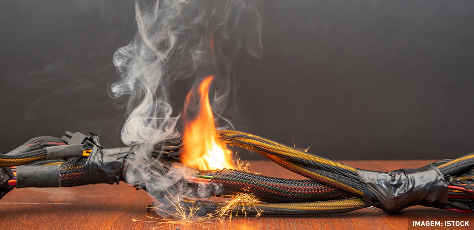 Os ensaios dos materiais poliméricos de isolação e cobertura de cabos elétricos