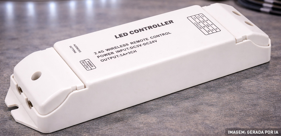A conformidade dos dispositivos de controle eletrônico para fontes de luz LED
