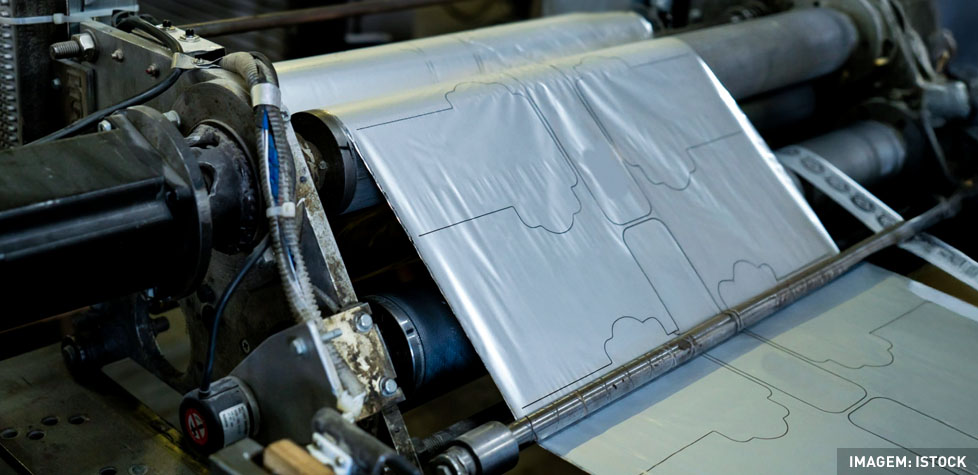 O controle da impressão sobre metal usando litografia offset