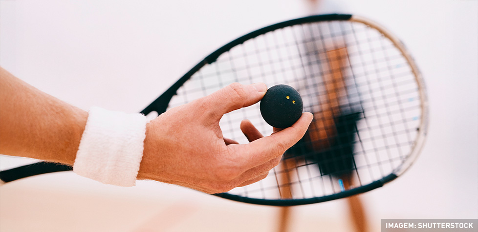 Os protetores oculares para a prática de squash, raquetebol e squash 57