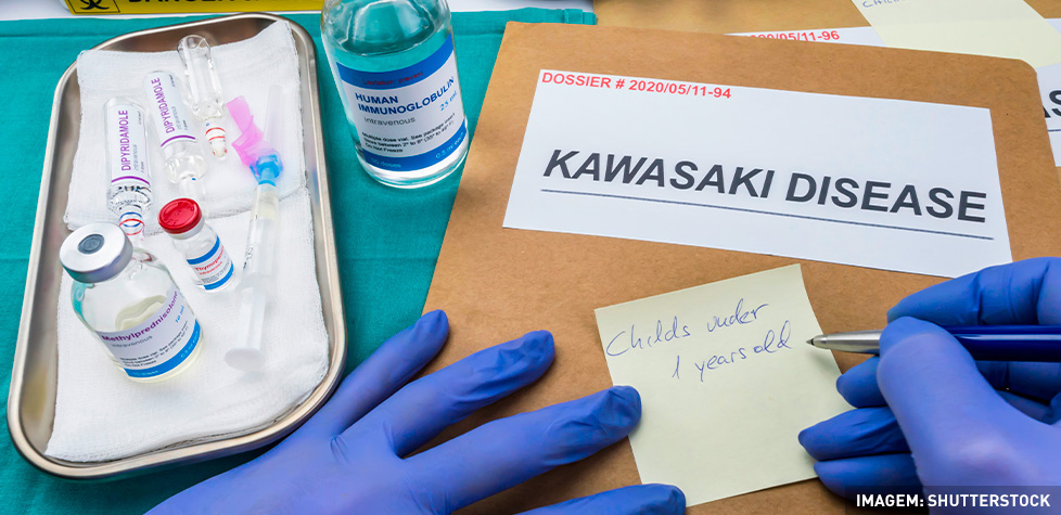 O diagnóstico clínico da doença de Kawasaki