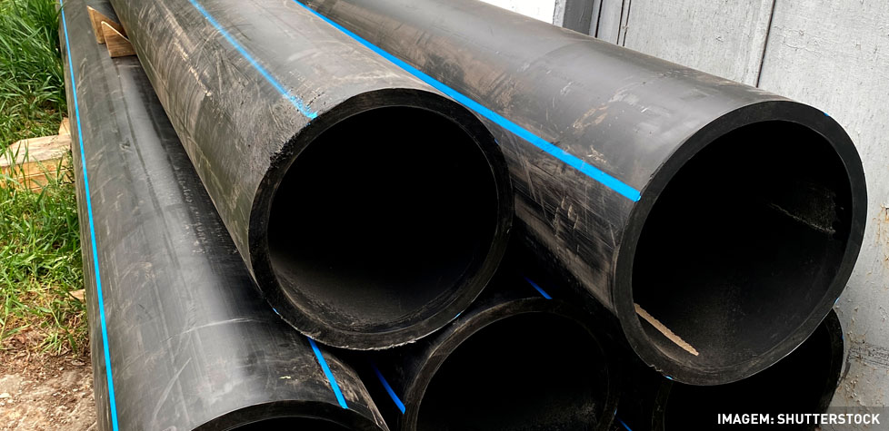 As tubulações de aço com polietileno para a condução de gases combustíveis
