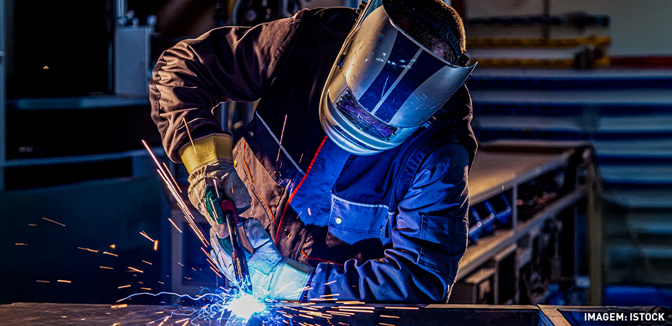 A qualidade padrão para a soldagem por fusão de materiais metálicos