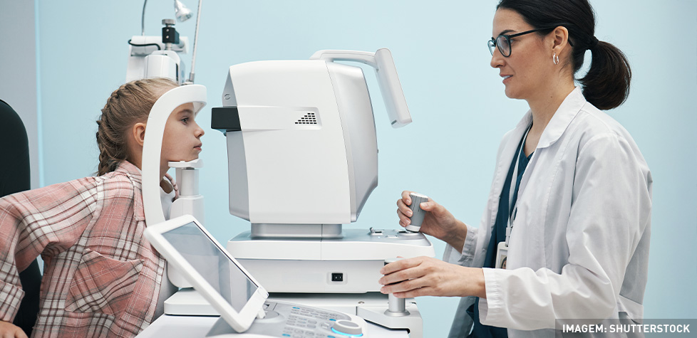 O diagnóstico médico da catarata infantil