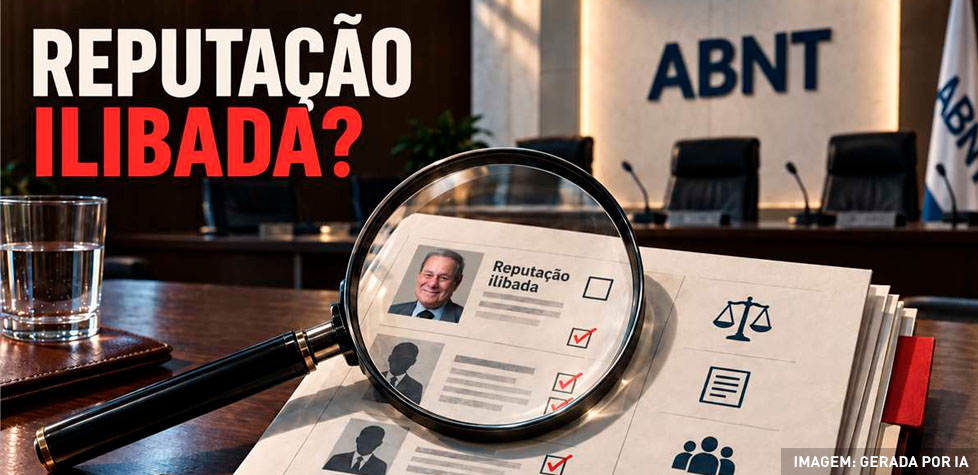 Como a reputação ilibada é aplicada em quem dirige a ABNT?